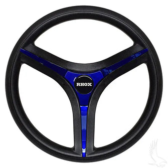 Brenta ST Steering Wheel, Blue Insert, Club Car Tempo, Onward, Precedent Hub Redhawk 