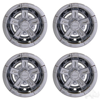 RHOX Wheel Cover, SET OF 4, 8" Vegas Chrome