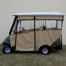 Odyssey Enclosure, 88" RHOX Top, Beige, Club Car Tempo, Precedent with Rear Seat