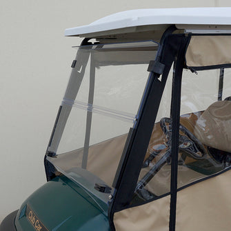 Odyssey Enclosure, 88" RHOX Top, Beige, Club Car Tempo, Precedent with Rear Seat