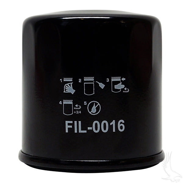 Oil Filter, E-Z-Go RXV/TXT with Kawasaki Engine, Club Car OHV Engine Gas 92-13