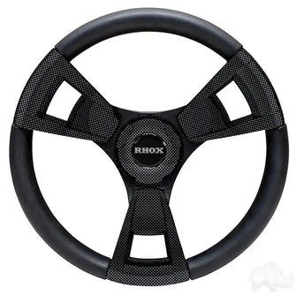 Fontana Steering Wheel, Carbon Fiber, Club Car DS Hub 84+ Redhawk 