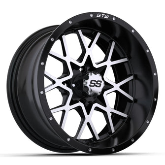 GTW&reg; 14&Prime; Vortex Wheel – Matte Black/Machined PN# 19-230 GTW 