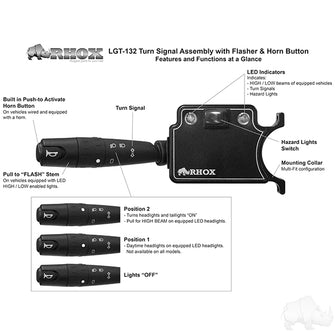 Build Your Own LED Factory Light Kit, Yamaha Drive 07-16, 12V (Deluxe, Bracket)