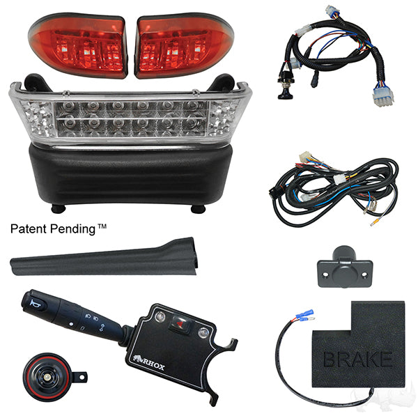 Build Your Own LED Light Bar Kit, Club Car Precedent, Electric 08.5+, 12v, (Deluxe, OE Fit)