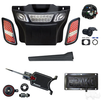 Build Your Own LED Light Bar Kit, E-Z-Go RXV 16+ (Basic, Pedal Mount)