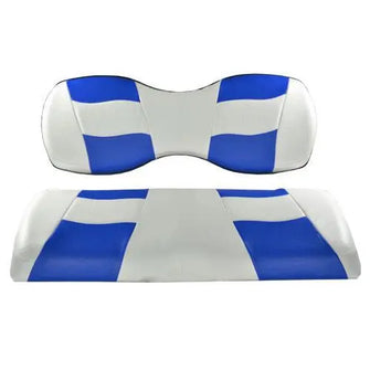 MadJax® Riptide White/Blue Two-Tone Genesis 150 Rear Seat Covers Madjax 