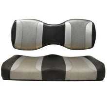 MadJax® Tsunami Black Liquid Silver W/ Silver Rush Custom Rear Seat Cushion Assembly (Years Genesis 250 / 300) Madjax 