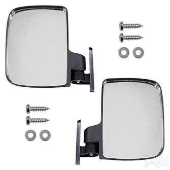 Mirror, SET OF 2, UTV Style Side Mount Redhawk 