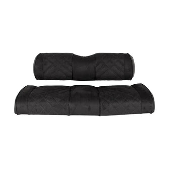 Premium RedDot® Black Suede GTW® Mach3 Rear Seat Cushions Red Dot 