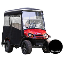 RedDot EZGO Express S4 Elite with 80” Non Modular Top Black 3-Sided Track Style Vinyl Enclosure (Years 2023-Up) PN# 66074 Red Dot 