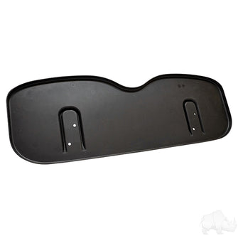 Seat Back Shell, Black Plastic, E-Z-Go TXT 14+