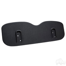 Seat Back Shell, Black Plastic, E-Z-Go TXT 14+