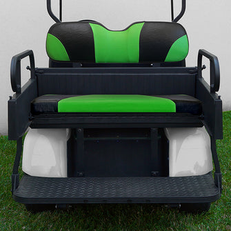 RHOX Rhino Seat Box Kit, Sport Black/Green, E-Z-Go TXT 96+