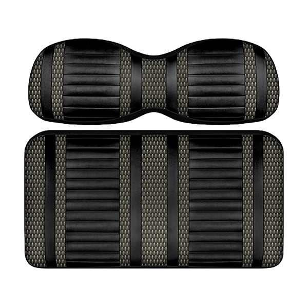 DoubleTake Extreme Front Cushion Set, E-Z-Go RXV 08+, Black/Graphite