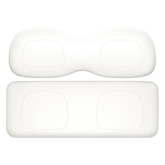 DoubleTake Classic Rear Cushion Set, E-Z-Go RXV/TXT 96+, Club Car DS, White