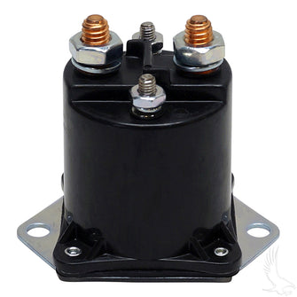 Solenoid, 12V 4 Terminal Copper, Club Car Gas 84+