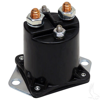 Solenoid, 12V 4 Terminal Copper, Club Car Gas 84+