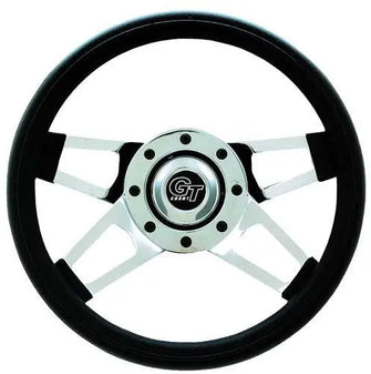 STEERING WHEEL CHALLENGER BLACK SPOKES (440) Lakeside Buggies Direct 