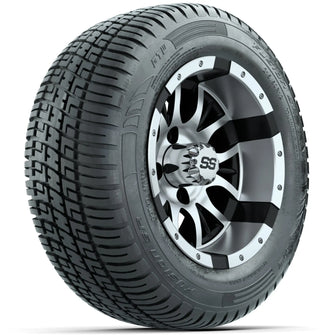 Set of (4) 12 in GTW Diesel Wheels with 215/50-R12 Fusion S/R Street Tires PN# A19-650 GTW 