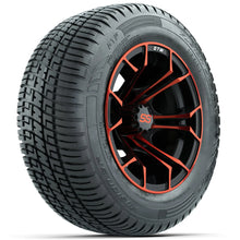 Set of (4) 12 in GTW Spyder Wheels with 215/50-R12 Fusion S/R Street Tires PN# A19-616 GTW 