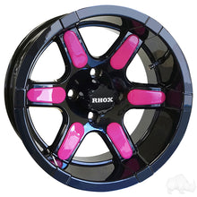 RHOX RX262, Black w/ Center Cap, 14x7 ET-25