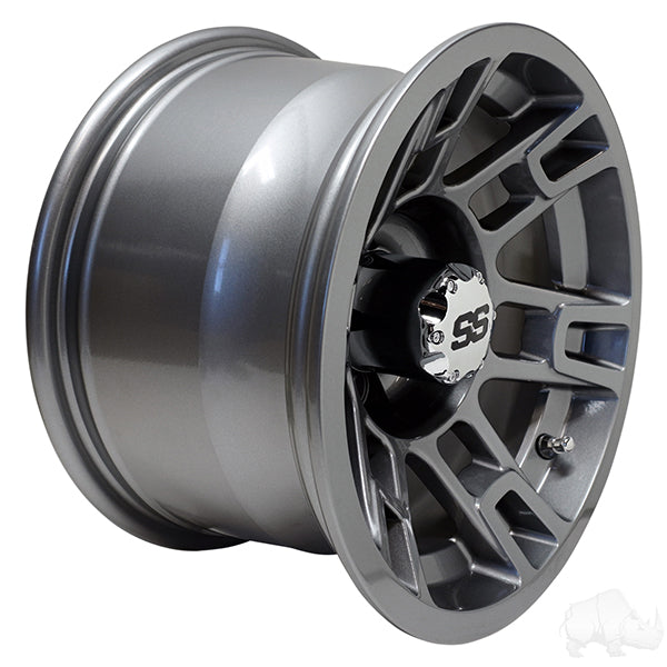 RHOX RX390, Gun Metal, 12x7 ET-25