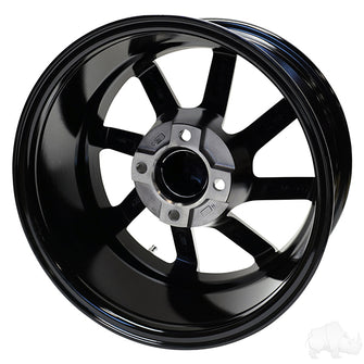 RHOX RX404, Gloss Black, 14x7 ET-25