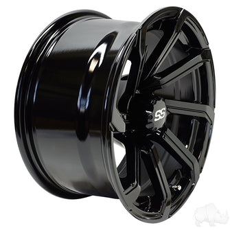 RHOX RX404, Gloss Black, 14x7 ET-25