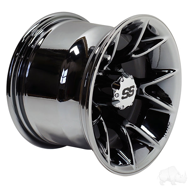 RHOX RX405, Black Chrome, 10x7 ET-25