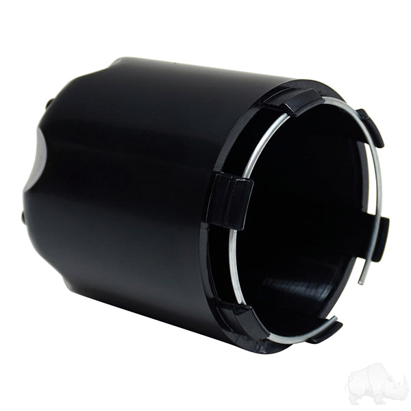 Center Cap, Matte Black with Silver SS