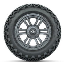 GTW® Shogun Gunmetal 14 in Wheels with 23x10-14 Predator All-Terrain Tires – Full Set