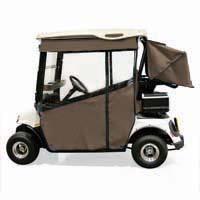 RedDot Club Car DS Chameleon Cocoa Track-Style Enclosure w/ Hooks (Years 2000-Up)