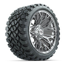 Set of (4) 15 in GTW Stellar Chrome Wheels with 23x10-R15 Nomad All-Terrain Tires