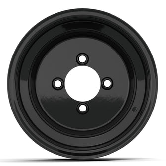 10" Black Steel Wheel (3:4 Offset)