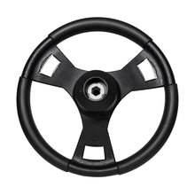 Gussi Italia Model 13 Black/Carbon Fiber Steering Wheel For Club Car DS