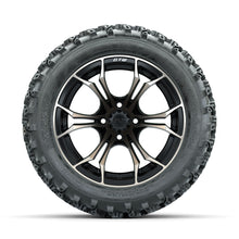 GTW Spyder Bronze/Matte Black 14 in Wheels with 23x10.00-14 Rogue All Terrain Tires  Full Set