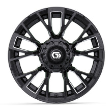 14" GTW Vandal Matte Black with Machined Accents Wheel