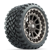 GTW® Barricade Satin Bronze 15 in Wheels with 23x10-R15 Nomad Steel Belted Radial All-Terrain Tires – Full Set