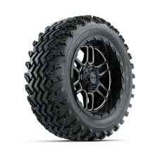 GTW Titan Machined/Black 14 in Wheels with 23x10.00-14 Rogue All Terrain Tires  Full Set