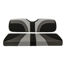 RedDot Blade Front Seat Covers for EZGO TXT/T48/RXV  Gray / Charcoal Gear / Black Carbon Fiber