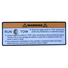 MadJax XSeries Storm Reliance Controller Warning Sticker