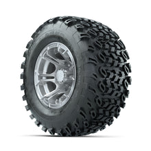 GTW Spyder Silver Brush 10 in Wheels with 20x10-10 Duro Desert All Terrain Tires  Full Set