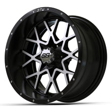 GTW Vortex Matte Black and Machined Wheel - 14 Inch