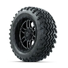 GTW Titan Machined/Black 14 in Wheels with 23x10.00-14 Rogue All Terrain Tires  Full Set