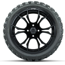 GTW Spyder Matte Black 15 in Wheels with 23x10-R15 Nomad All-Terrain Tires  Full Set