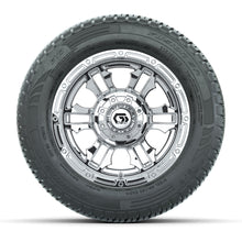 GTW Shogun Chrome 12 in Wheels with 215/50-R12 Fusion S/R Steel Belt Radial Tires  Full Set