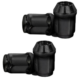 4 Pack Black 1/2-20 Standard Lug Nuts