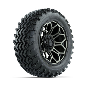 GTW Bravo Bronze/Black 14 in Wheels with 23x10.00-14 Rogue All Terrain Tires  Full Set