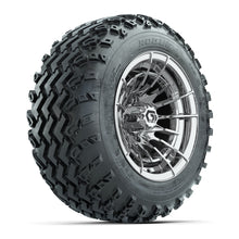 GTW Boost Chrome 12 in Wheels with 22x11.00-12 Rogue All-Terrain Tires  Full Set